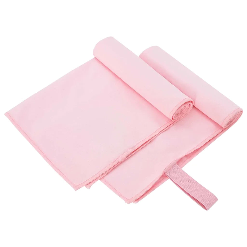 Asciugamani Sportivi 2 pcs Rosa 50 x 30 cm 42011487
