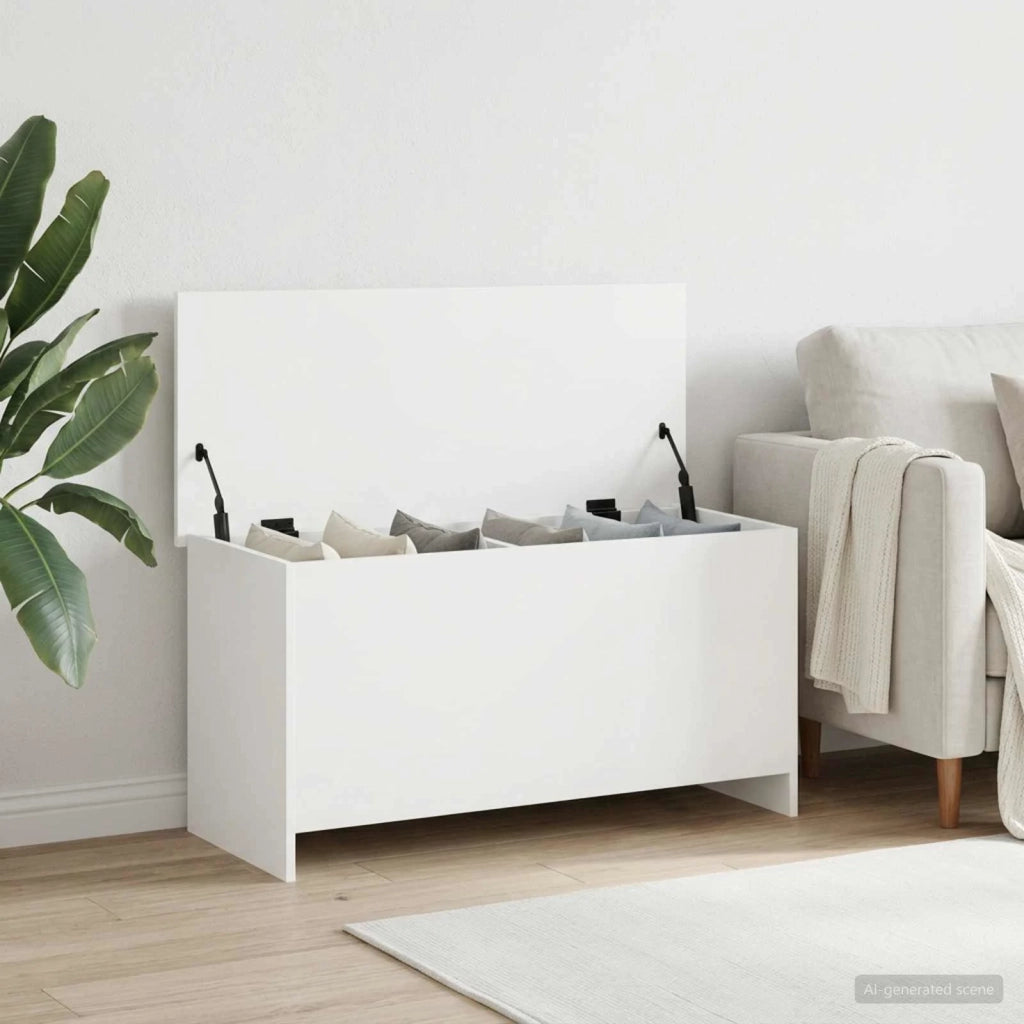 Cassa di stoccaggio con archiviazione Bianco 100 x 40 x 50 cm 8011267