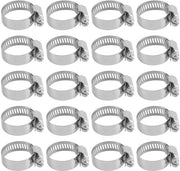 Set di attuatori per tubi in acciaio inossidabile - 20 pezzi - diametro 18-32mm - per manutenzione delle condotte idriche - attuatori flessibili - attuatore per tubi