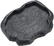 Scatola alimentare e acquatica duratura - Terrario - Pietra per rettili - Vasca per tartarughe - Disegno in pietra imitativa - Facile da pulire - Vasca cibaria per rettili