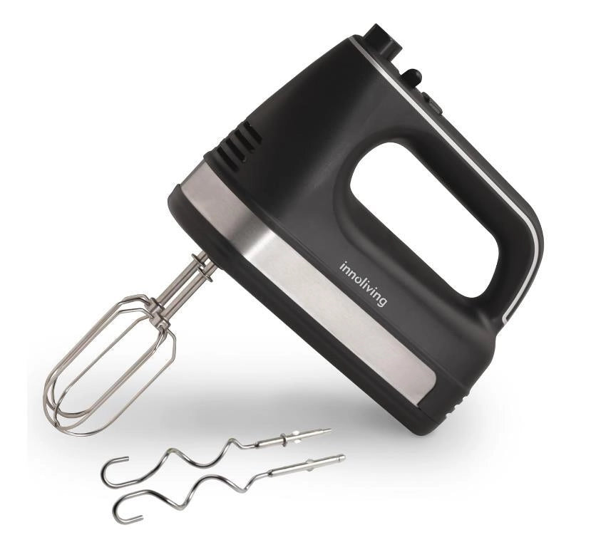 Sbattitore Mixer con Fruste in Acciaio Inox 5 Velocità 300 Watt Innoliving
