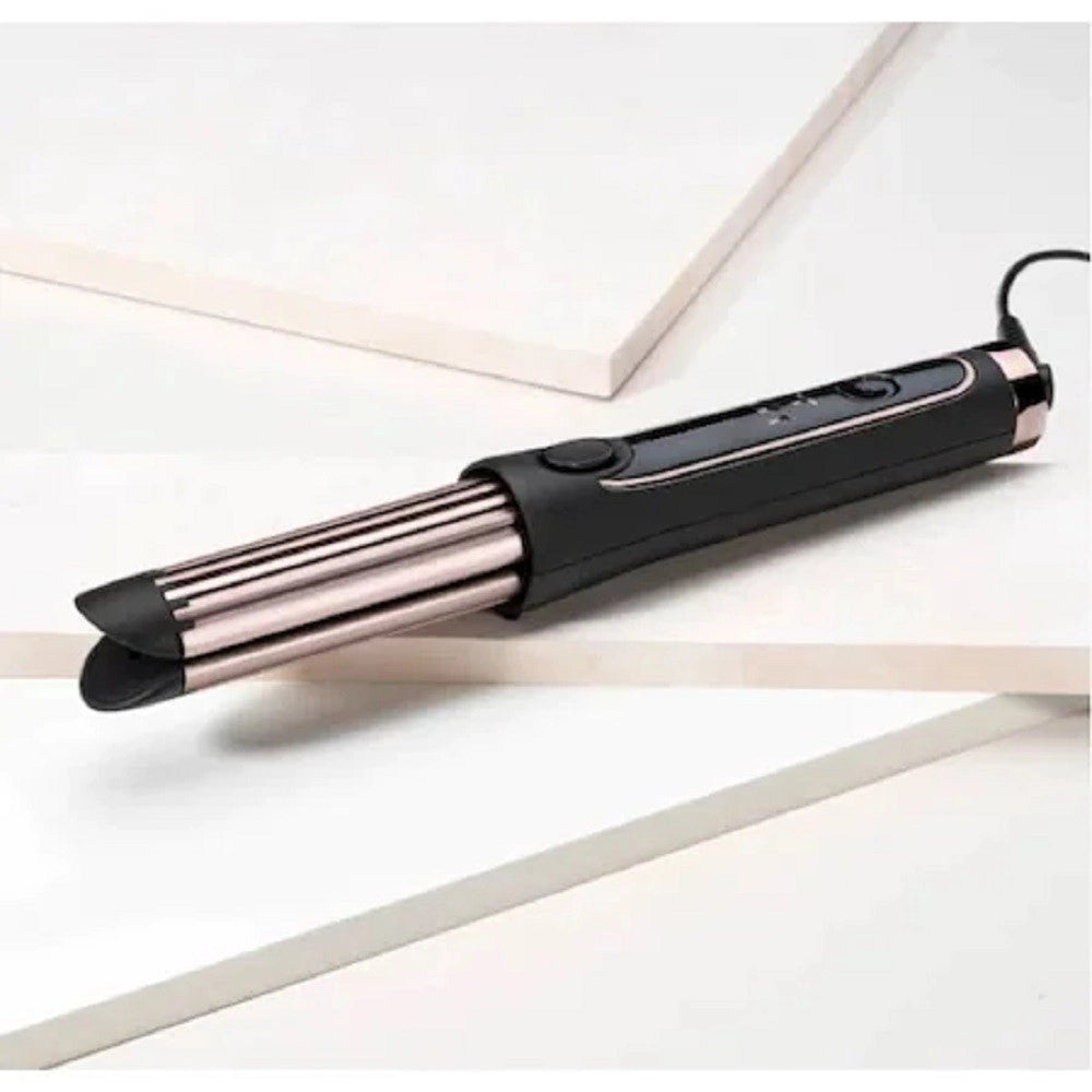Trade Shop - Piastra Capelli Arricciacapelli In Ceramica 2in1 Q-m194 Tecnologia Ad Aria Fredda -