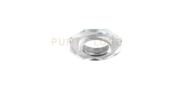 FARETTO DA INCASSO DC10 IP20 GU10 VETRO TRASPARENTE 9x9CM