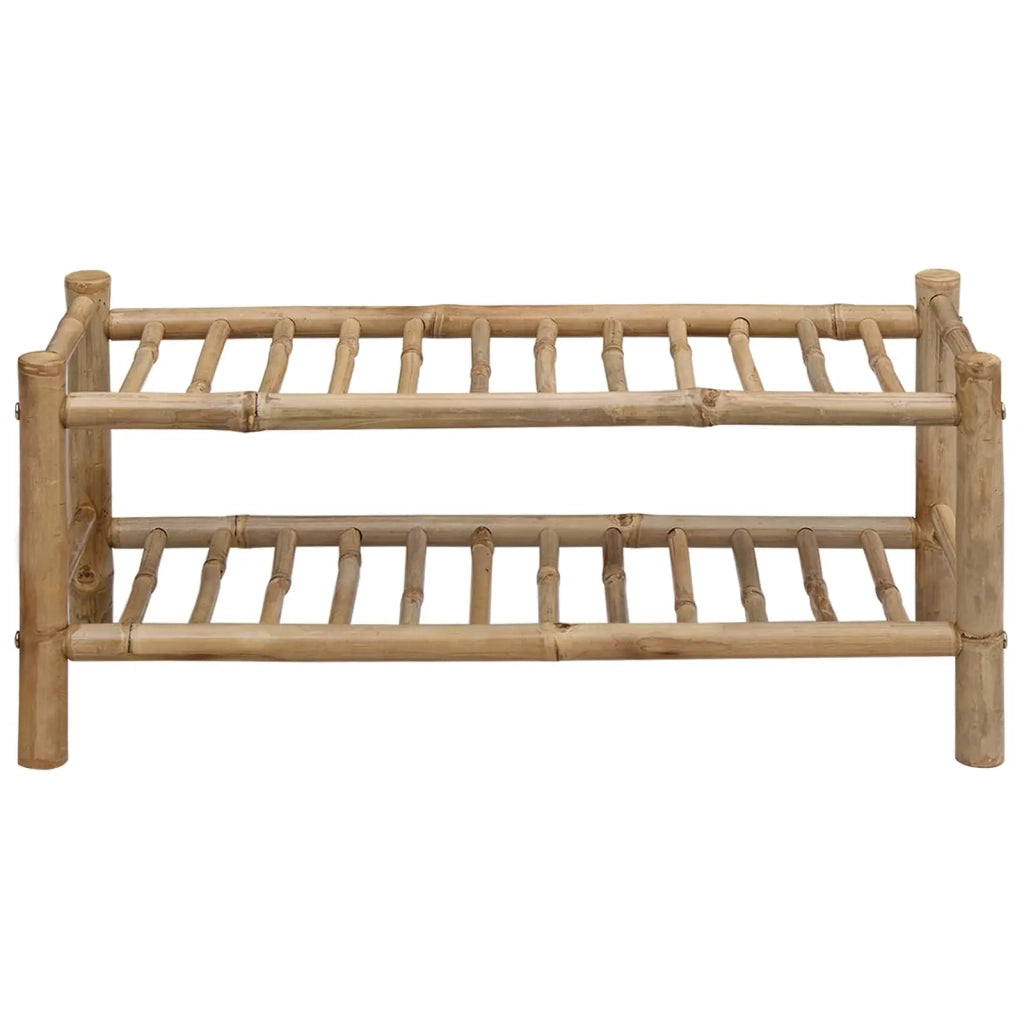 Scarpiera con lo scaffale Naturale 68 x 28 x 30 cm Bambù 42028235