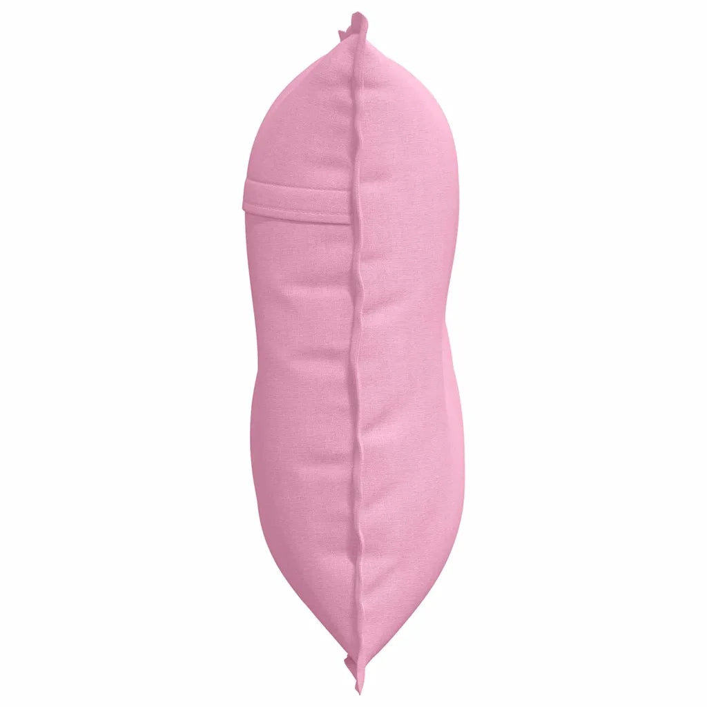 Cuscino per Schiena Rosa 80 x 19 x 50 cm Tessuto 42014716