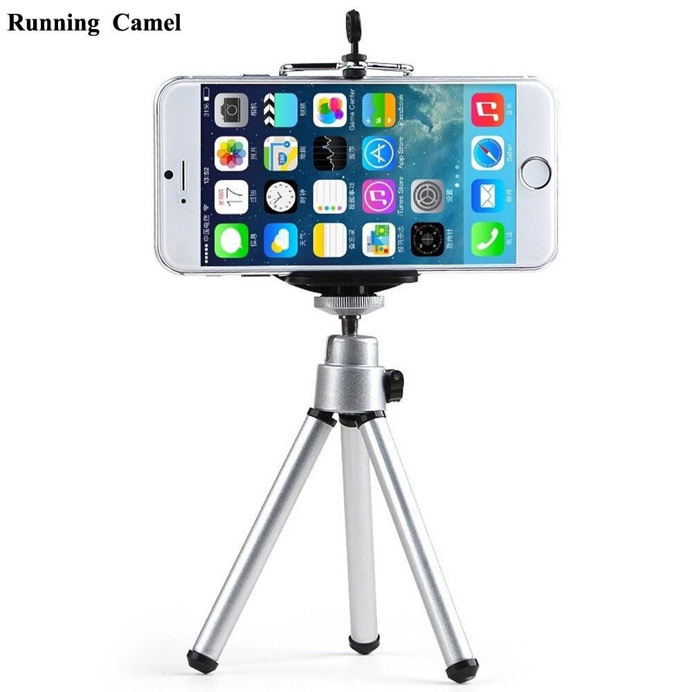 Trade Shop - Cavalletto Mini Treppiedi Per Smartphone Cellulare Fotocamera Video Tiktok 20 Cm -