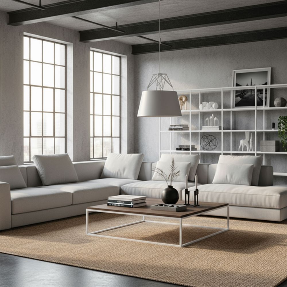 Lampada Da Soffitto Pensile Metallico Bianco APP423-1CP