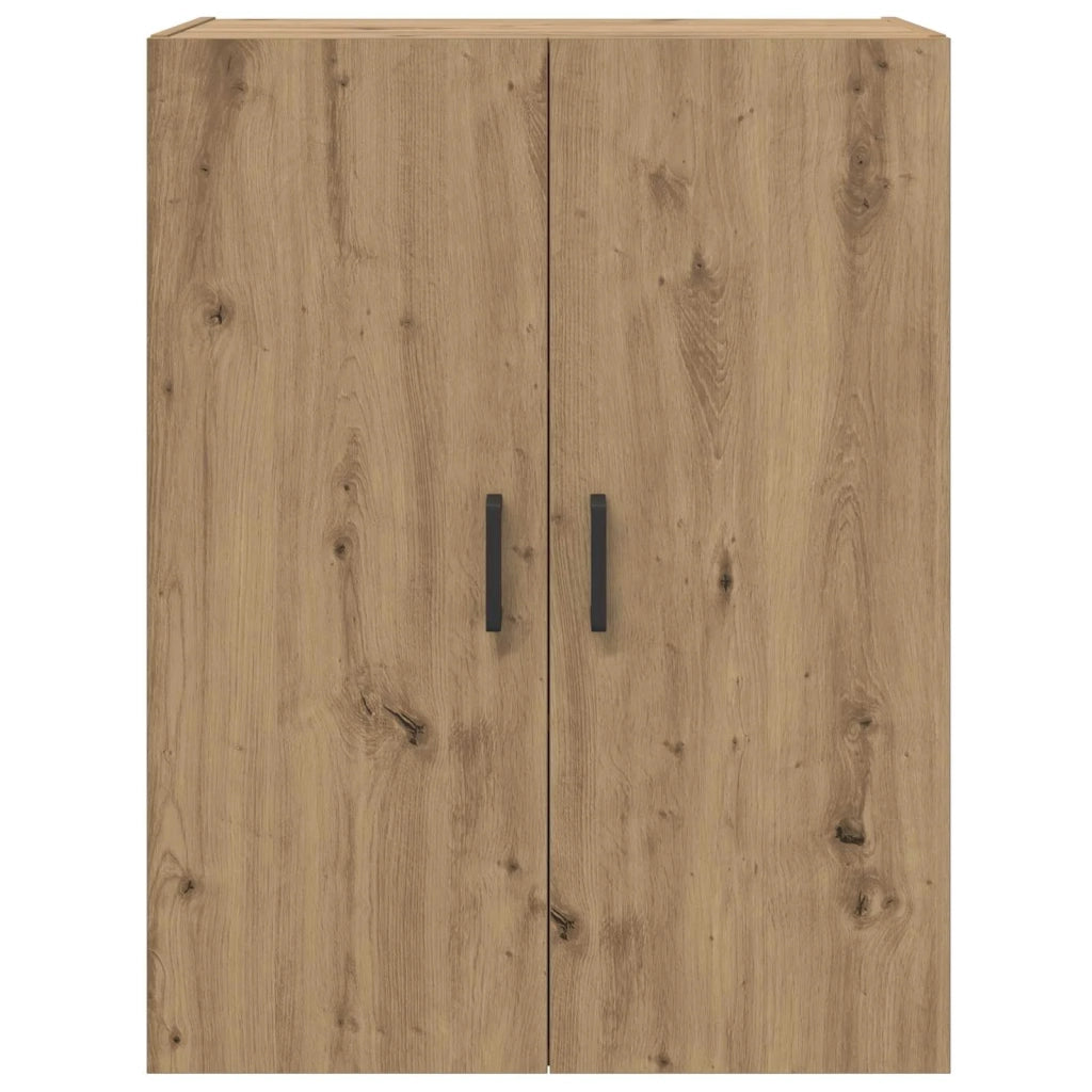 Mobiletto a muro 2 pcs Rovere artigianale 69,5 x 34 x 90 cm