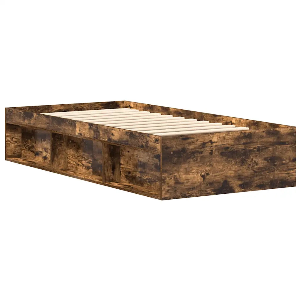 Giroletto-Struttura Letto Rovere Fumo 90x200 cm
