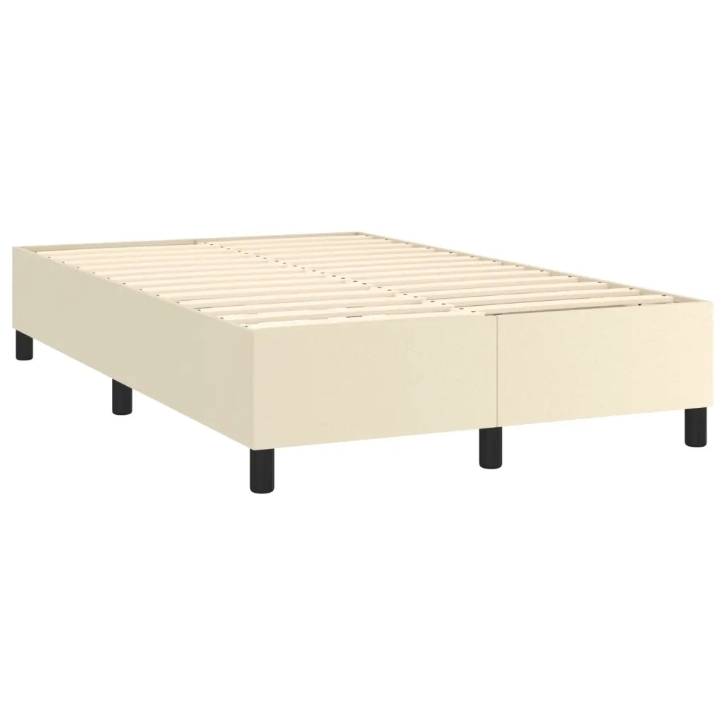 Giroletto a Molle con Materasso Crema 120x200 cm in Similpelle 3142715