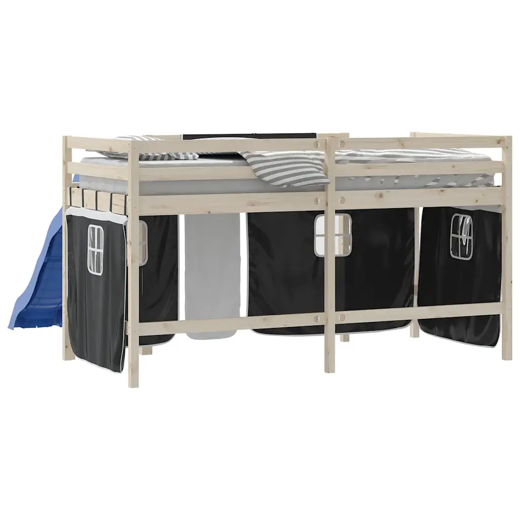 Tende per Letto a Soppalco Bianco e Nero in Poliestere CFW8872343