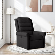 Divano Sedia-Poltrona Reclinabile in Tessuto Nero 684753