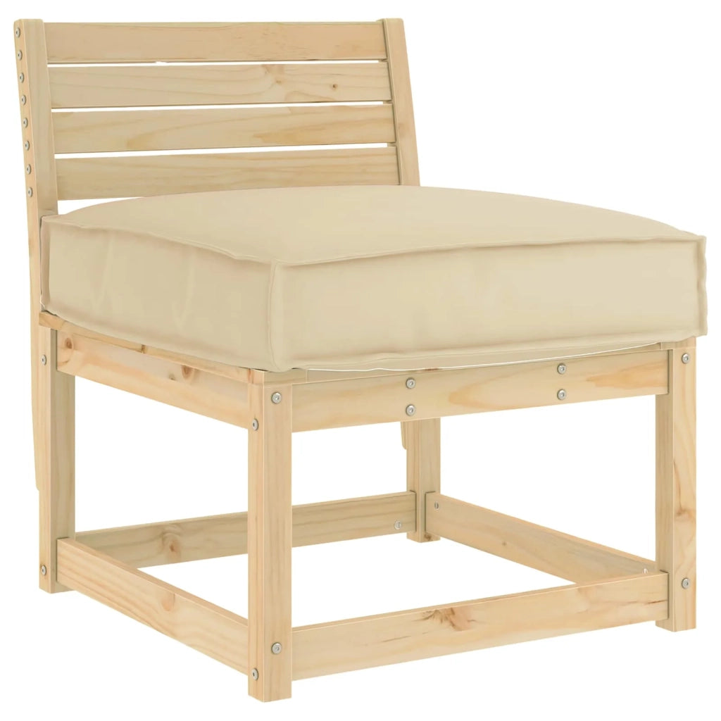 Cuscino Beige 60 x 60 x 12 cm Tessuto Oxford 42001491