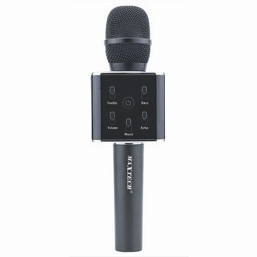 Trade Shop - Microfono Bluetooth Wireless Doppio Altoparlante Speaker Bluetooth Portatile -