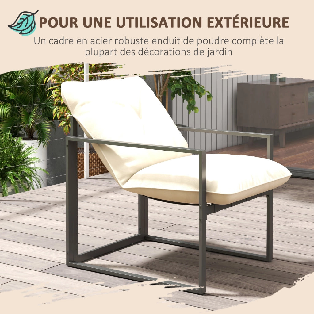 Set divani da giardino 4 pezzi con tavolino ¨C zephmum ¨C grigio