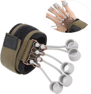 Allenatore di Flessione e Estensione delle Dita - Rafforzatore del Grip per la Manutenzione della Mano - 5 Fasi di Stirenimento e Riabilitazione con Cintura di Resistenza (20 libbre)