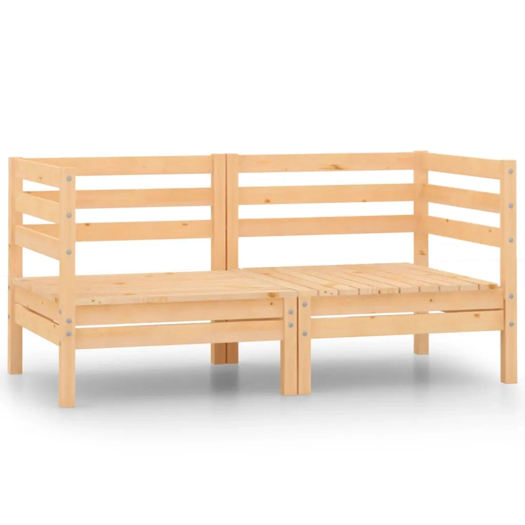 Divano da Giardino a 2 Posti in Massello di Pino 3082387