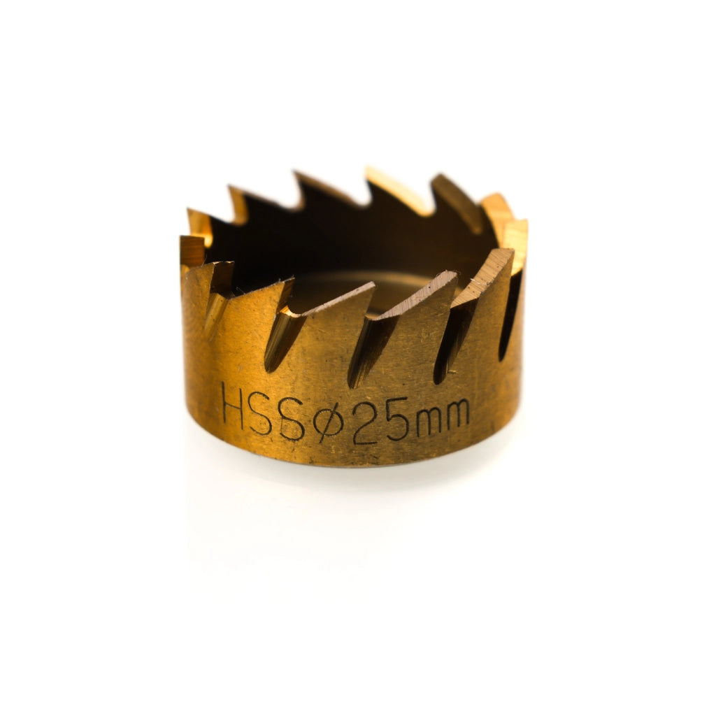Set di Seghe a Tazza per Metallo, Legno e Acciaio – 5 Pezzi (16-30mm) | HSS Rivestito in Titanio | Precisione e Durata