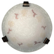 AMBRA LAMPADA PLAFONIERA DA SOFFITTO E27 1 LUCE 30CM
