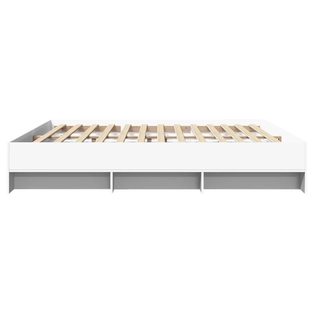 Giroletto senza Materasso Bianco 180x200 cm Legno Multistrato 3295632