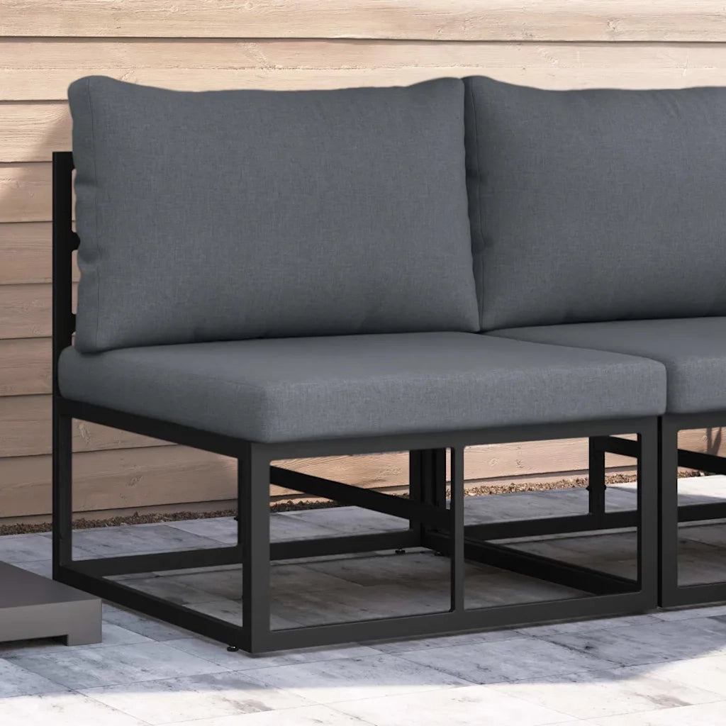 Mobili da Esterno Nero e antracite 70 x 71,5 x 71 cm Metallo CFW6872288