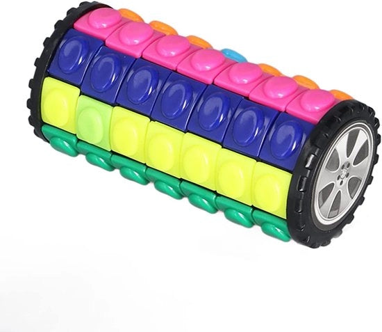 Puzzle Magico a 7 Livelli per Adulti e Bambini - Regalo di Natale con Fidget e Cilindro di Rotazione e Slitta di Logica.