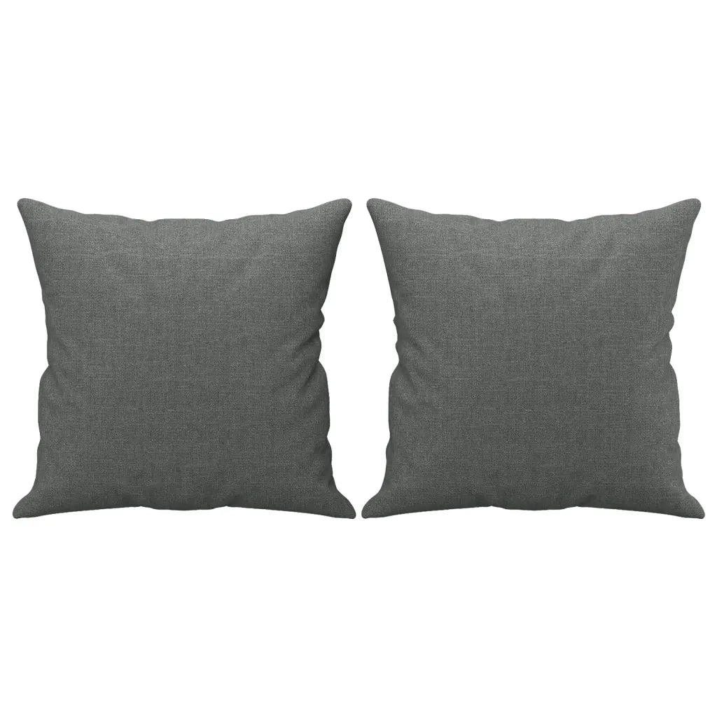 Divano a 2 Posti con Cuscini-Sofa 2 Posti con Cuscini Grigio Scuro 120 cm in Tessuto 859614