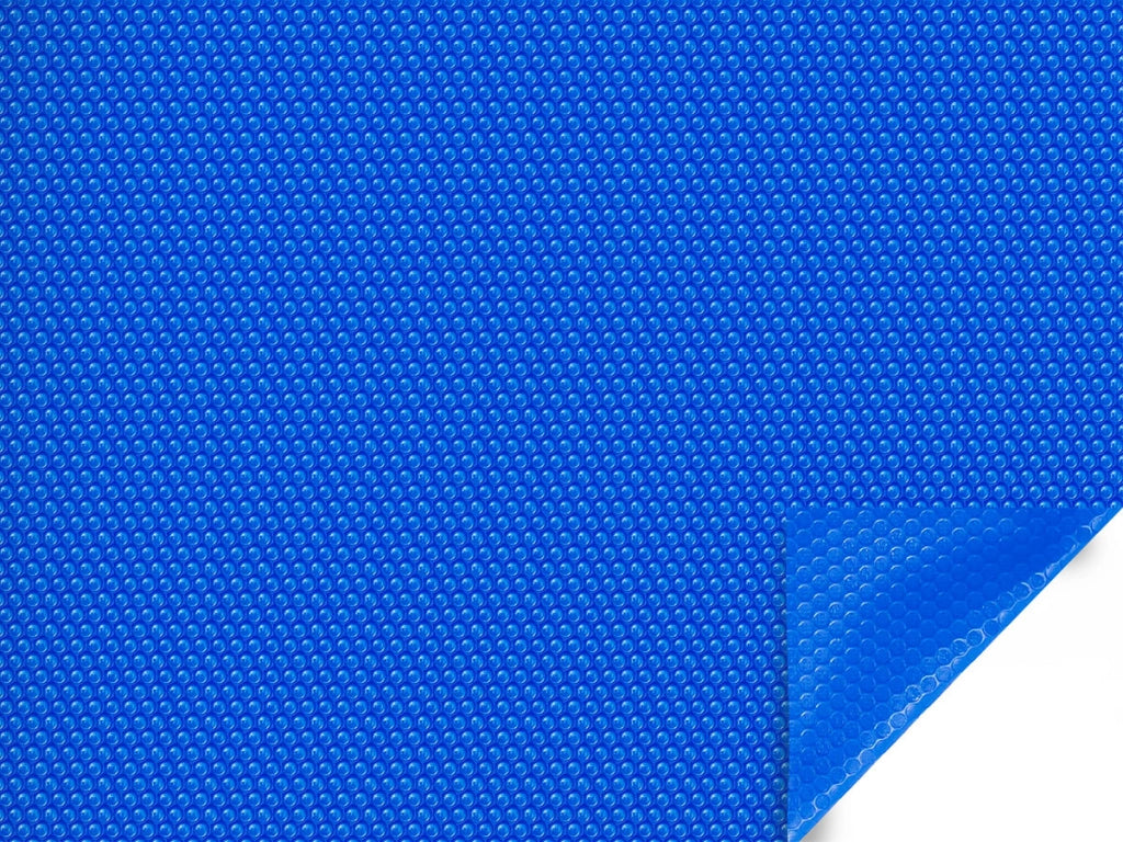 Copertura a bolle per piscina Sunrise - 400 µ - bordato 1 lato - blu