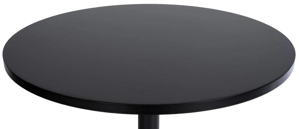 Tavolino rotondo nero/nero