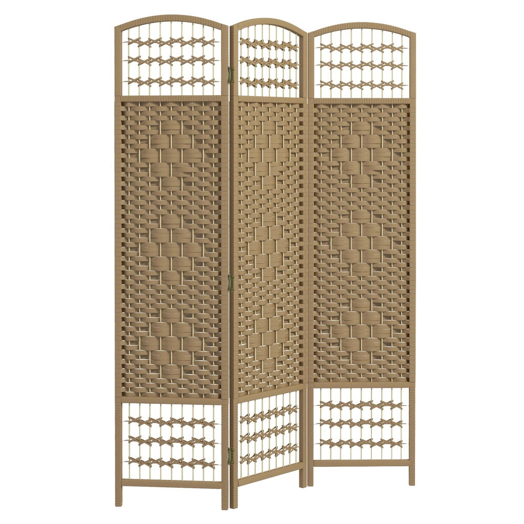 Paravento Separatore 3 Pannelli Pieghevole ¨C Xylo ¨C Carta Naturale 120x170cm