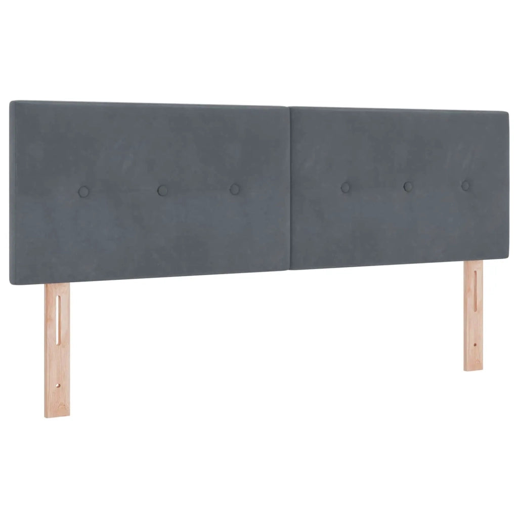Letto con contenitore LED e materasso Grigio Scuro 140 x 200 cm 3459253