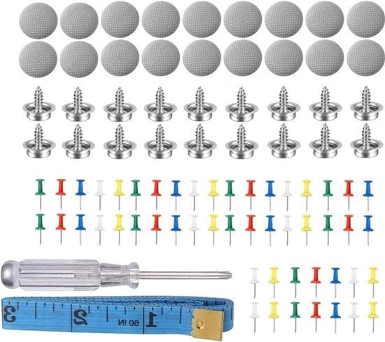 Set di riparazione di emiciclo universale per auto - set di chiodi per riparazione di emiciclo auto - accessori per auto 

(70 pezzi)