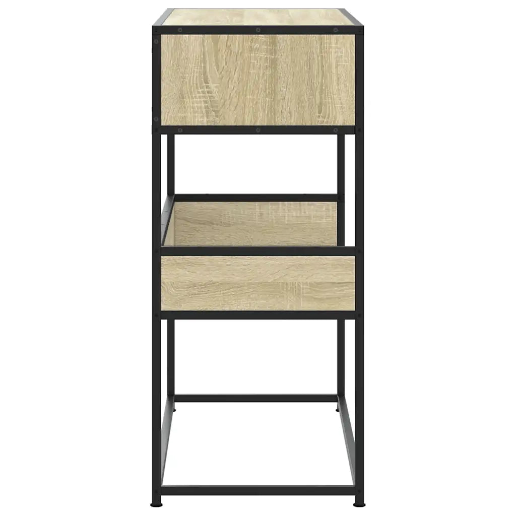 Tavolo Consolle | Tavolo d'Ingresso Rovere Sonoma 90x35x80 cm in Legno Multistrato