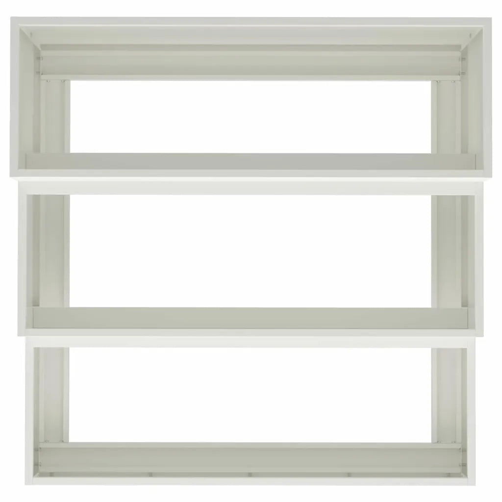 Vaso da giardino-Fioriera da Esterno-Contenitore per Piante Bianco 90 x 90 x 35 cm