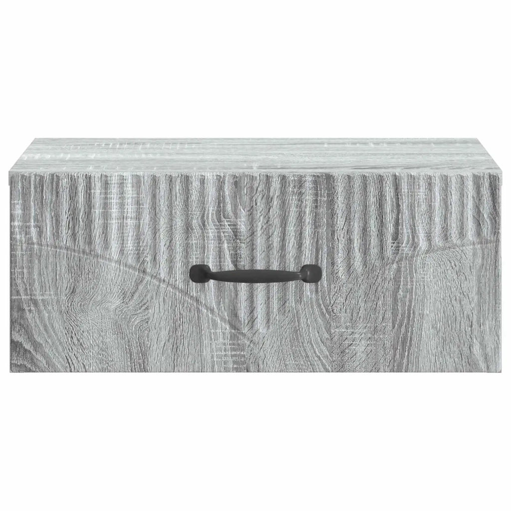 Mobiletto da notte a muro Grigio Sonoma 49 x 34,5 x 20 cm 898967