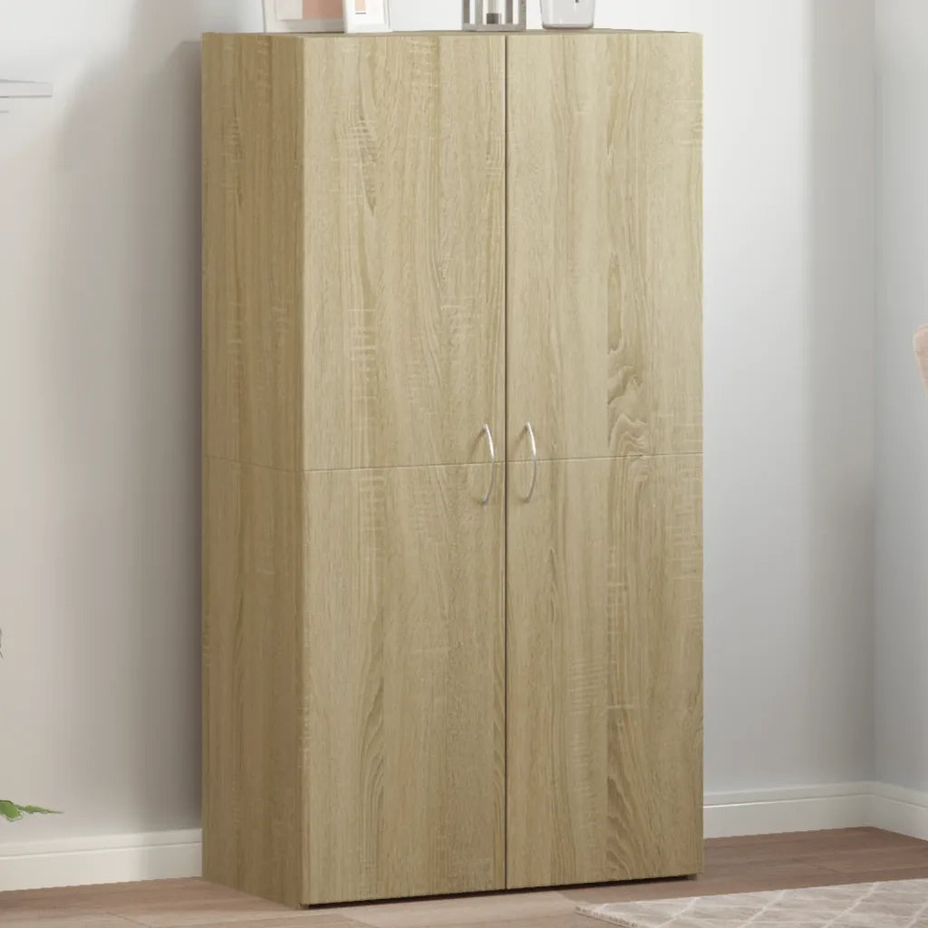 Schedario Rovere Sonoma 60x32x115 cm in Legno Multistrato 840774