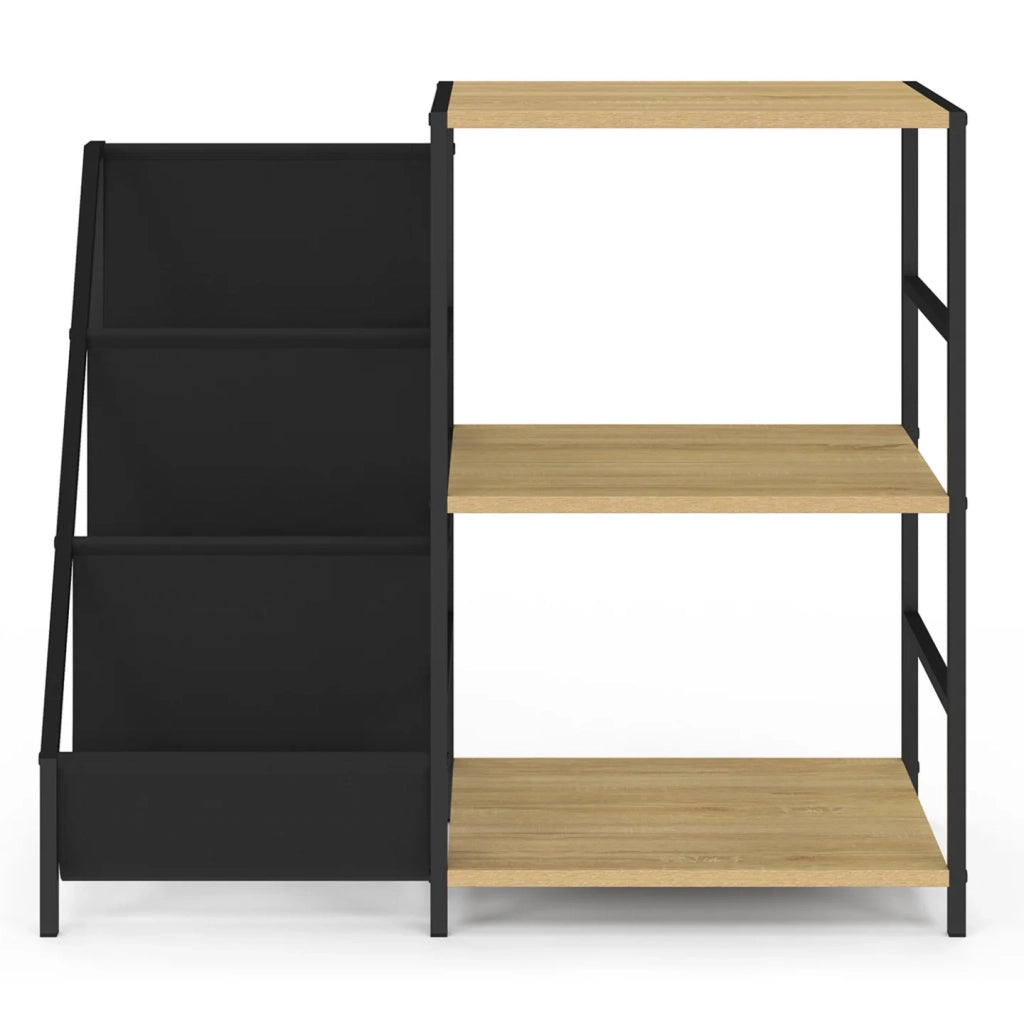 IDMarket - Mobili d'occasione, contenitori con ripiani, porta vinili e giradischi NEVIL design industriale