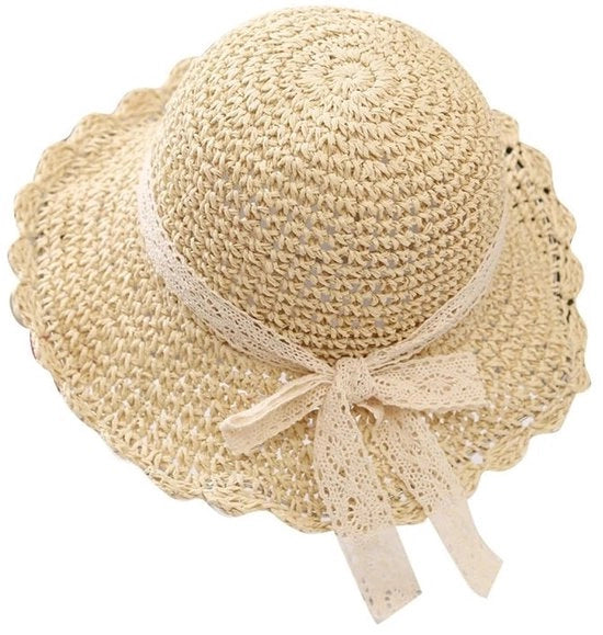 Cappello da sole opaco con larga visiera UPF 50+ - Cappello da sole pieghevole - Donna - Mare/ Viaggi - Respirante - Altezza della testa 56-57,9 cm