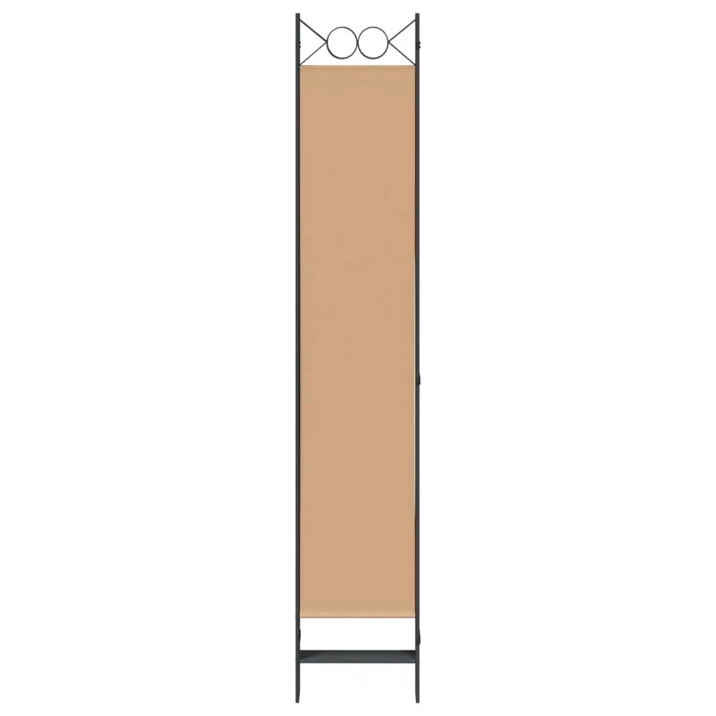 Divisore per Stanza a 6 Pannelli Beige 240 x 220 cm Tessuto