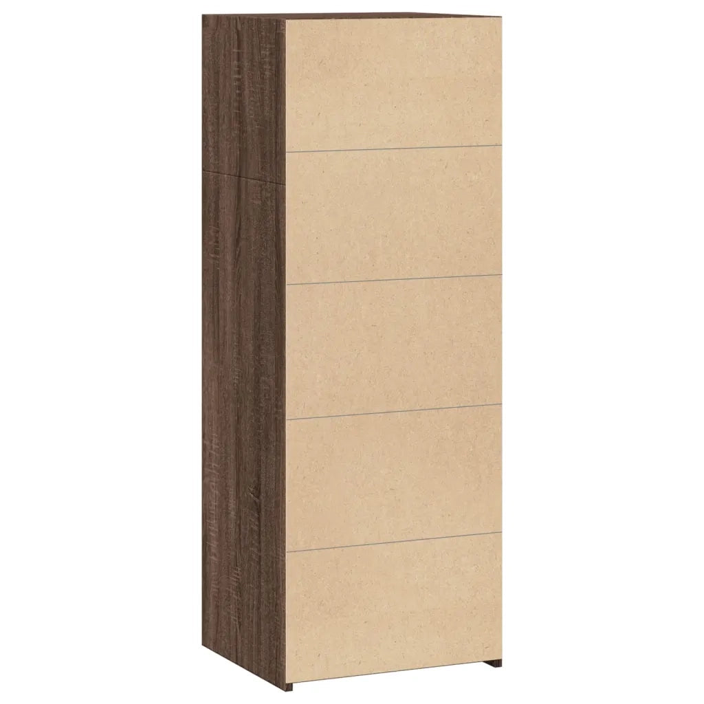 Credenza Rovere Marrone 45x41x124cm in Legno Multistrato 846396