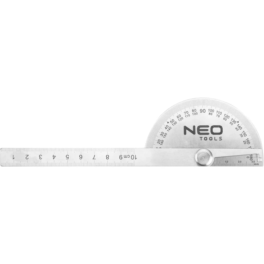 Topex 72-320 goniometro con righ ghello 100 mm, acciaio inossi ds