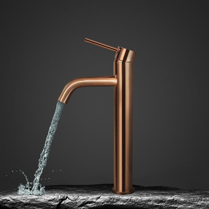 Rubinetto Da Lavabo Rea Lungo Copper High
