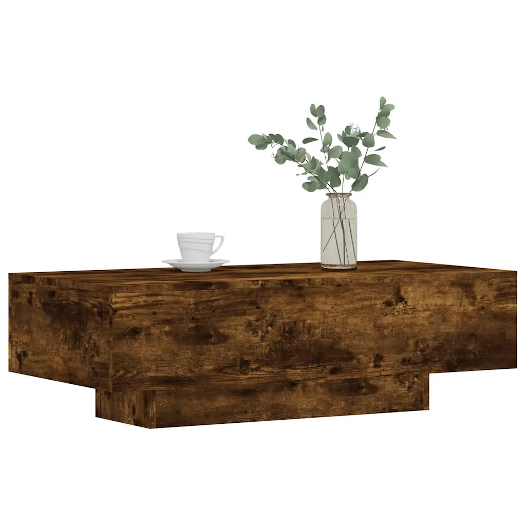 Tavolino da salotto | Tavolino da caff¨¨ | Tavolino da Soggiorno Rovere Fumo 100x49,5x31cm Legno Multistrato