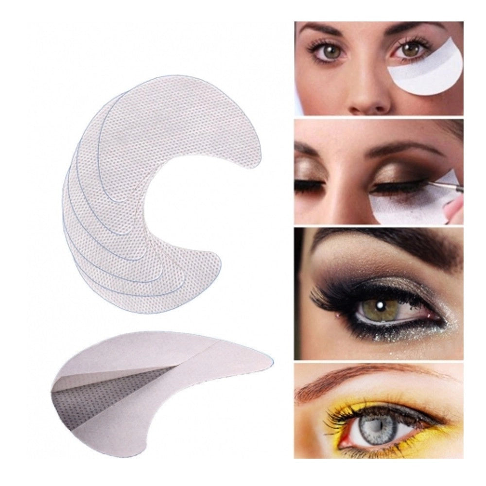Trade Shop - 50 Guida Pads Patch Occhi Adesivo Dischetti Per Eyeliner Ombretto Gatto Make Up -