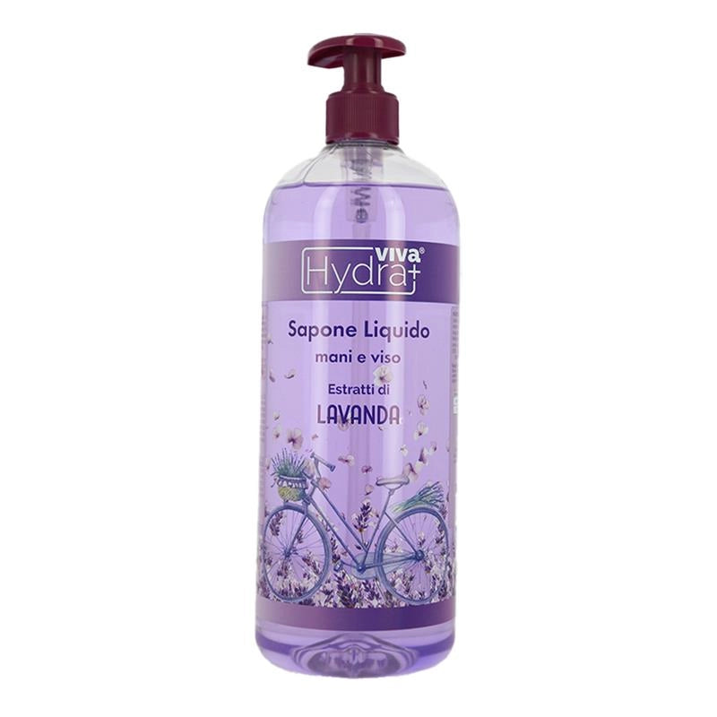 HYDRA VIVA+ SAPONE LIQUIDO MANI E VISO ESTRATTI DI LAVANDA  - 1L