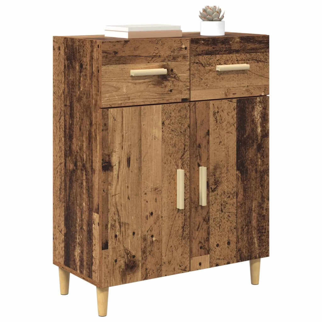 Credenza | Madia | Buffet da pranzo | Armadio da pranzo Legno vecchio 34 x 69.5 x 89 cm Legno multistrato