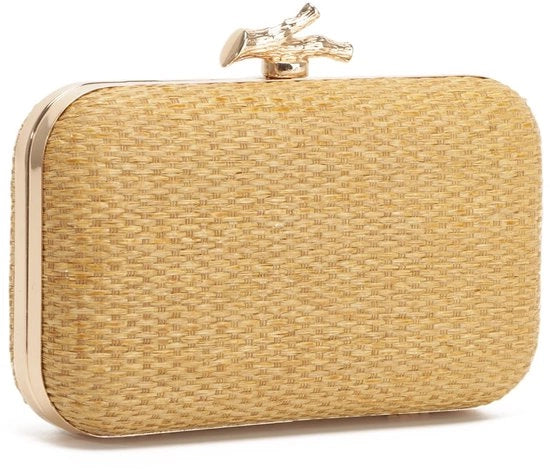 Borsa a Tracolla per Donna con Tessuto a Mano, Clutch Portafoglio per Matrimonio e Festa Estiva