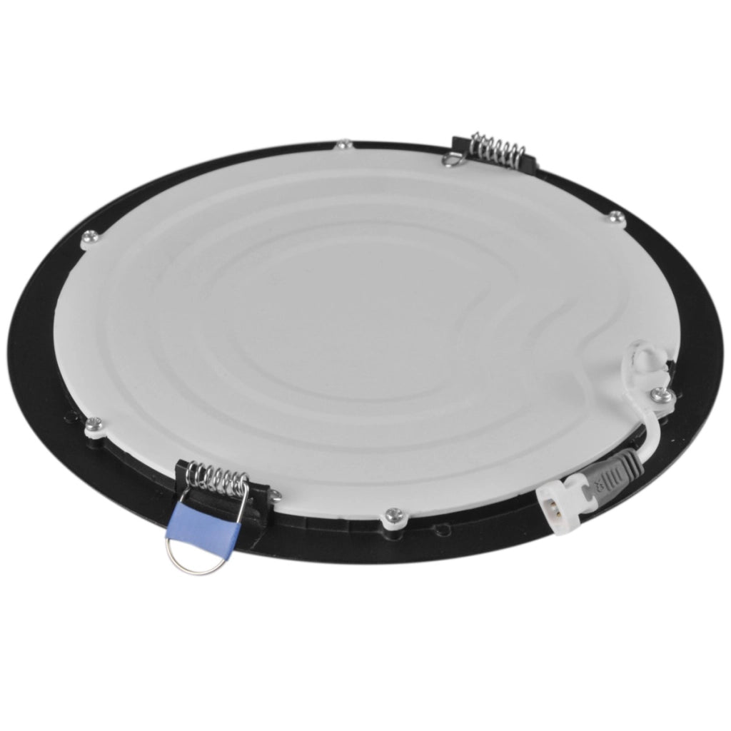 Plafoniera LED incasso 14W tonda Ø22 nera 4000K Polux