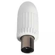 CONNETTORE TV-RD-SAT FEMMINA ASSIALE BIANCO