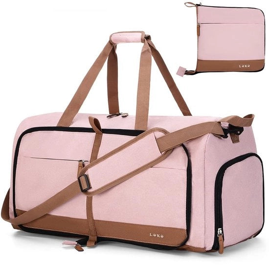 Borsa da Viaggio Opportuna 80L - Borsa da Viaggio Portatile - Borsa da Viaggio con Tasca per Scarpe - Bagaglio da Viaggio Impermeabile - Borsa da Viaggio Leggera - Borsa da Viaggio Multifunzione - Borsa da Viaggio a Sacchetto